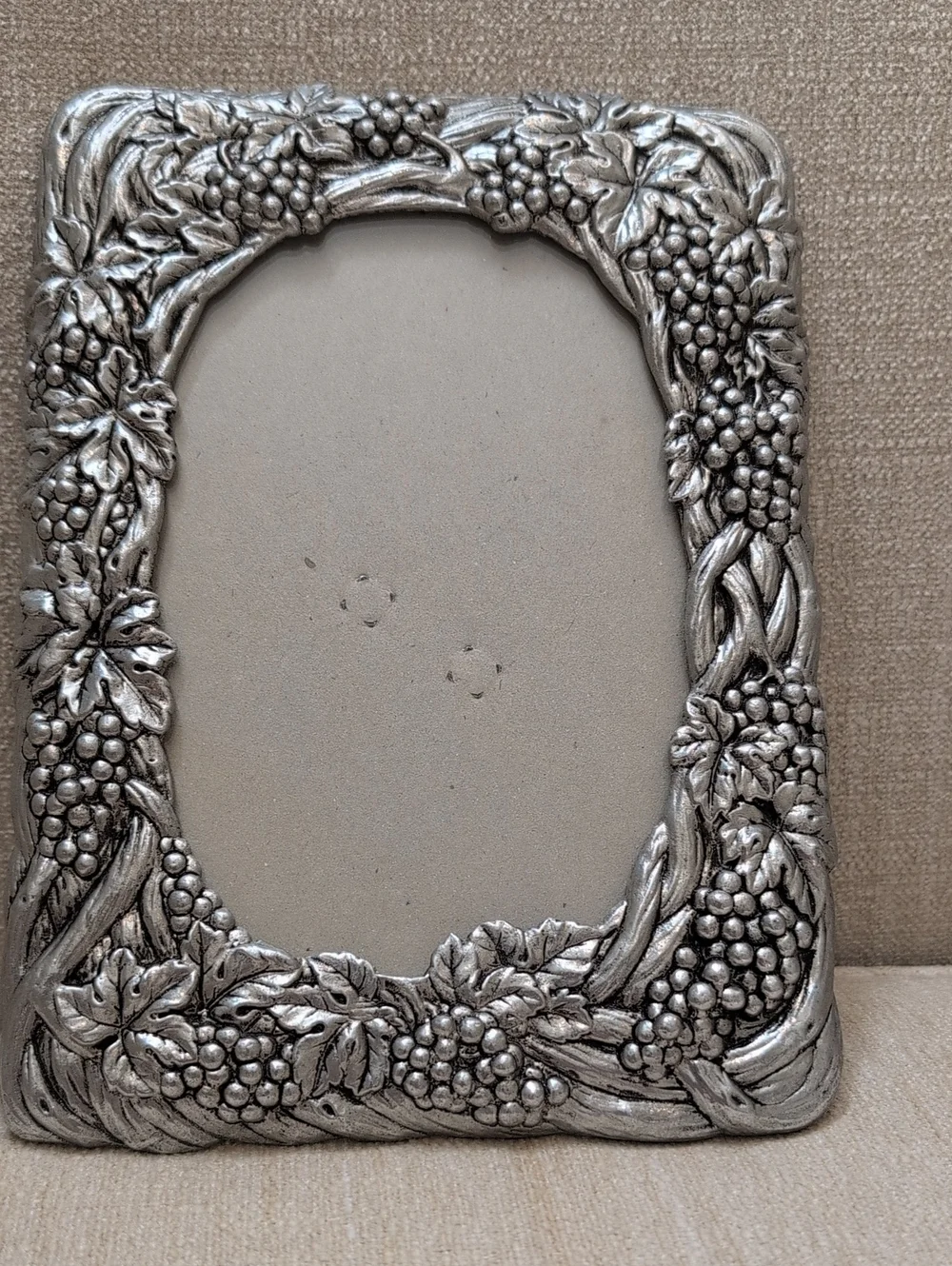 Arthur Court Ornate Silver Pewter Grape Vine Picture Frame Vintage 1990